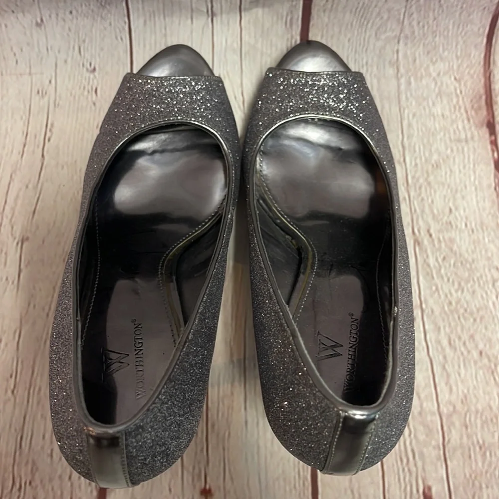 Worthington Womans glittery heels - Picture 4 of 12